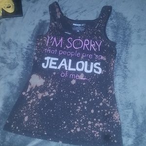 CUSTOM "Mean Girls" tank top sz. Med/Large